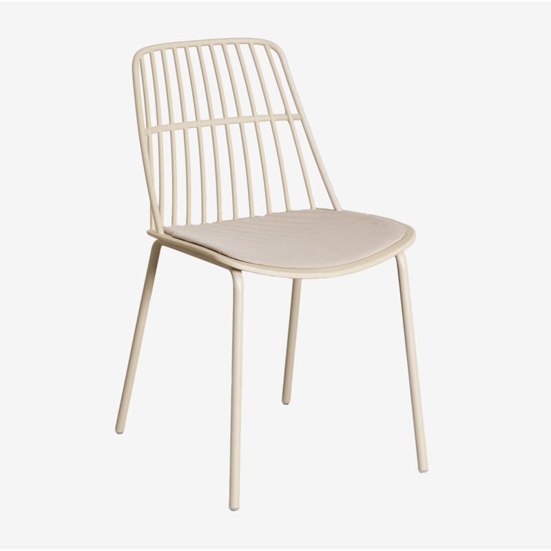 Sklum - Lot de 4 chaises de salle à manger Maeba Tapioca Beige