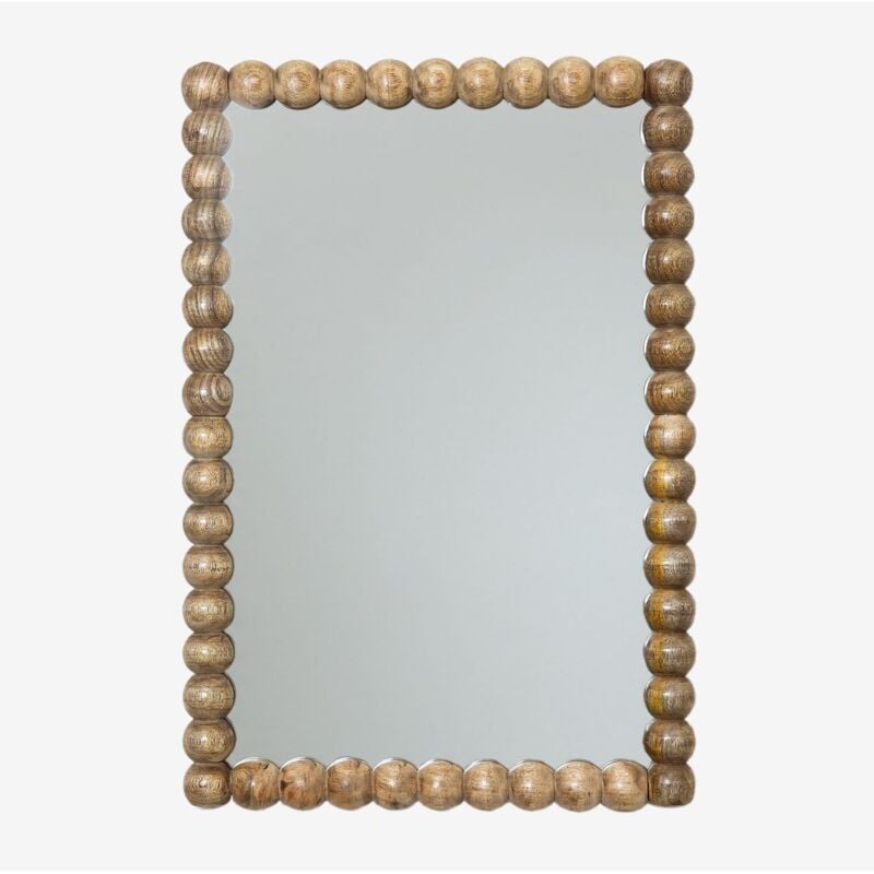 Panneau mural rectangulaire en bois de manguier (47x68 cm) Fearne Sklum