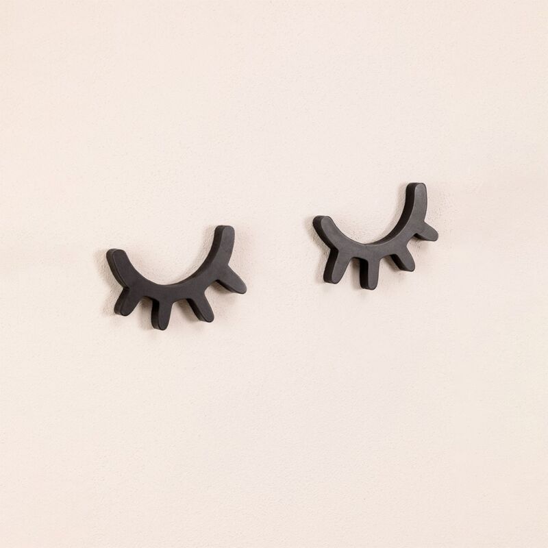

Pestañas Decorativas de Pared en MDF Ais Kids Negro - Sklum