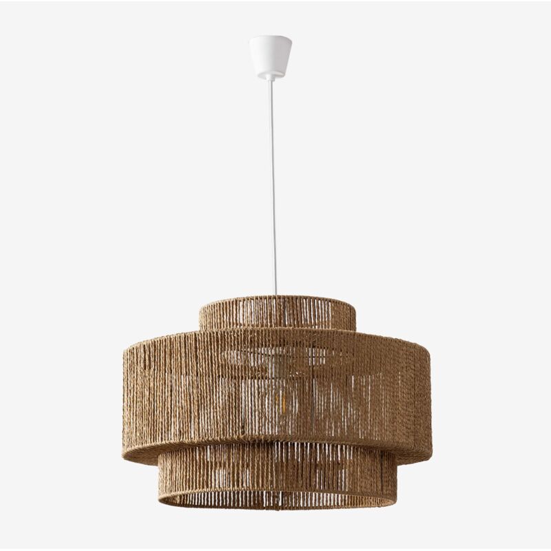 Sklum - Plafonnier d'extérieur en papier tressé Kena Ø60 cm Sklum - Plafonnier d'extérieur en papier tressé Kena Ø60 cm