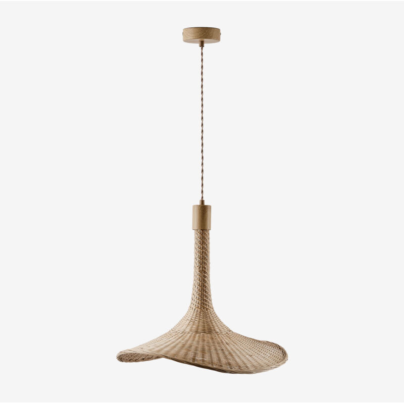 Plafonnier en bambou Chaifer SKLUM NATUREL 45 x 40 cm