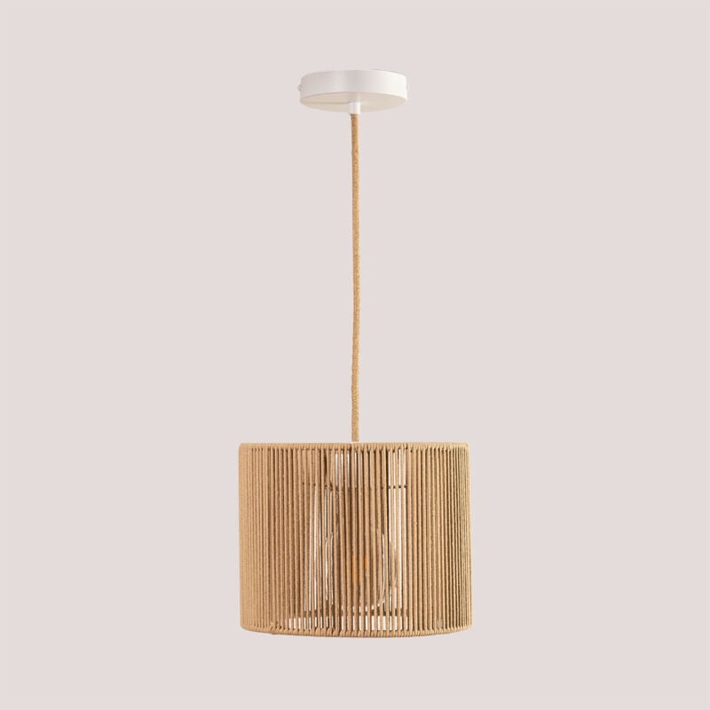 Sklum - Plafonnier corde nylon Uillo Ø25 cm