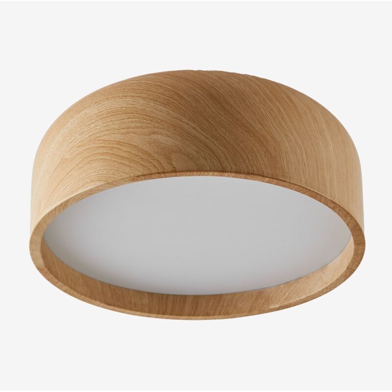 Sklum - Plafonnier en fer Glatzer Marron Bois Naturel Sklum - Plafonnier en fer Glatzer Marron Bois Naturel