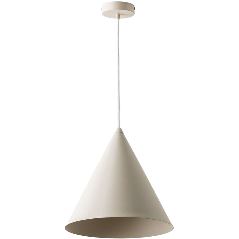 Plafonnier en métal Arilda Sklum Beige Crème