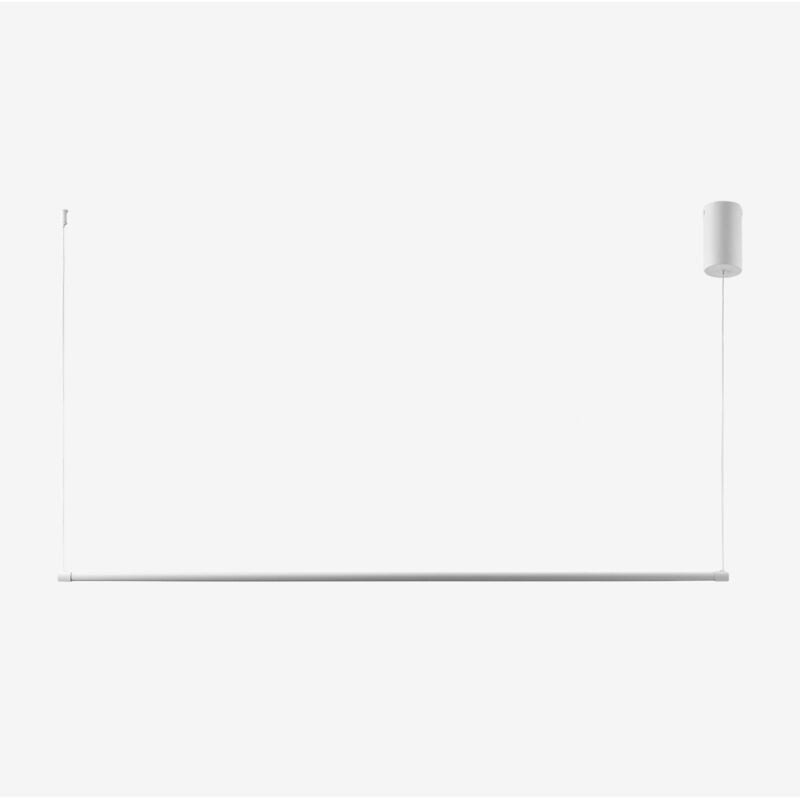 Sklum - Plafonnier led Linéaire en Métal (122 cm) Bergene Blanc