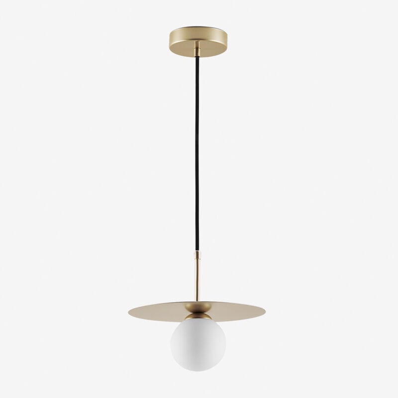 Plafonnier salle de bain boule en verre Jorien SKLUM Or