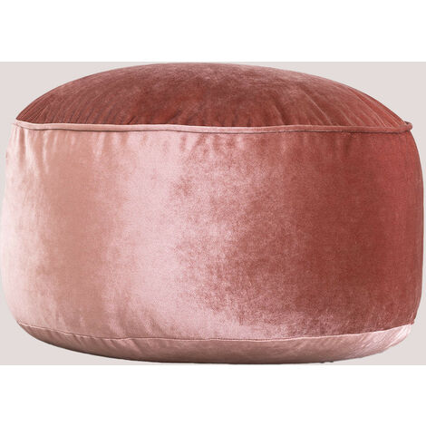 Pouf rotondo rosa