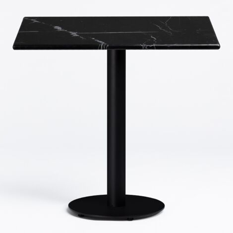 SKLUM Quadratischer Bartisch aus Marmor Rocher  60 cm                    Schwarzer Marmor             