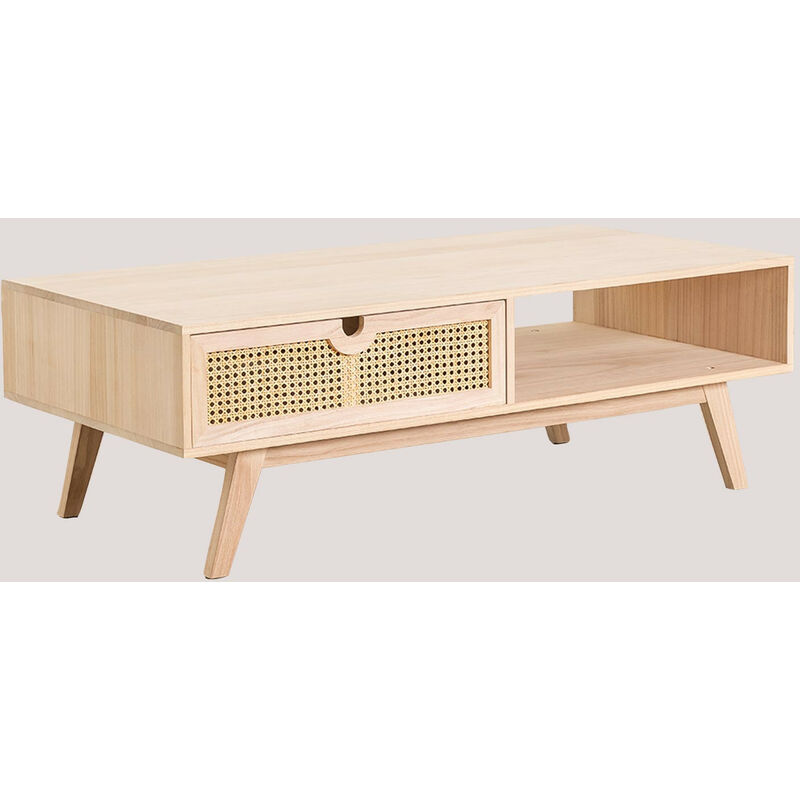 Sklum - Couchtisch aus Holz Ralik Style Paulownia-Holz - Braun Natur