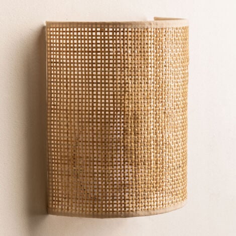 SKLUM Rattan Wandleuchte Ytse  ↑22 cm                                 