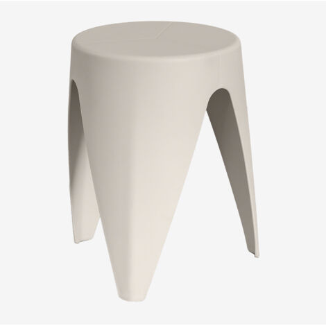 SKLUM Runder Beistelltisch Ø40 cm aus Polypropylen Siurana Beige Tapioca                                  