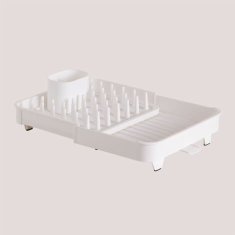 Scolapiatti da Lavandino Confortime Maison Metallo Bianco Plastica (44,5 x  33 x 16 cm)