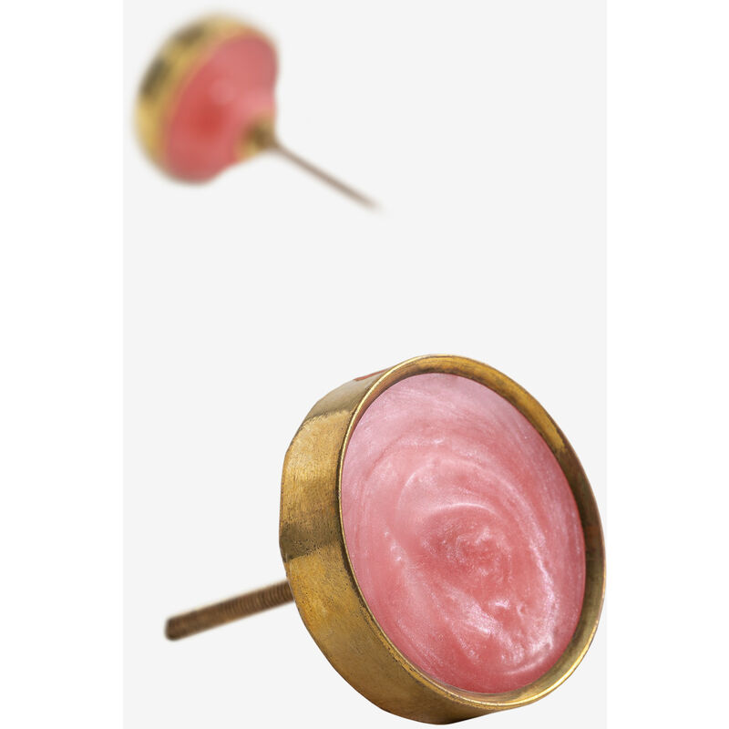 Image of Sklum - Set di 2 pomelli Rosi Lady Rosa - Lady Rosa ~Ø4 cm