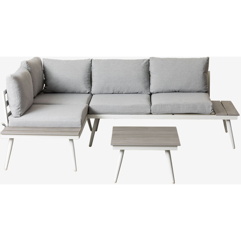 

Set de Jardín Nadi Blanco - Gris Claro Mate - Sklum