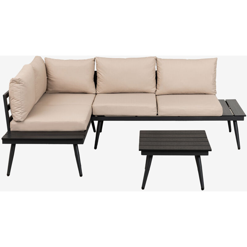 

Set de Jardín Nadi Negro - Beige Lin Mate - Sklum