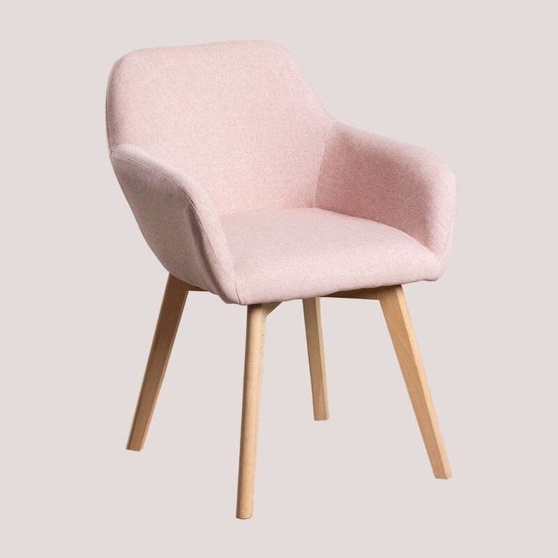 

Silla de Comedor con Reposabrazos Ervi SKLUM - Rosa Kinny