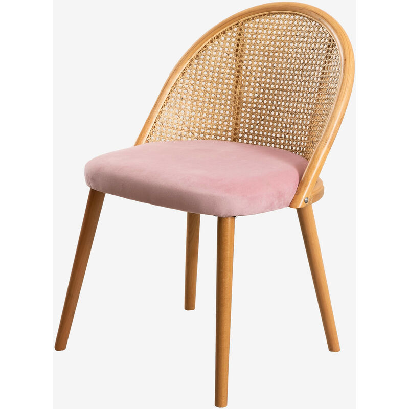 

Silla de Comedor en Madera Kloe Rosa - Sklum