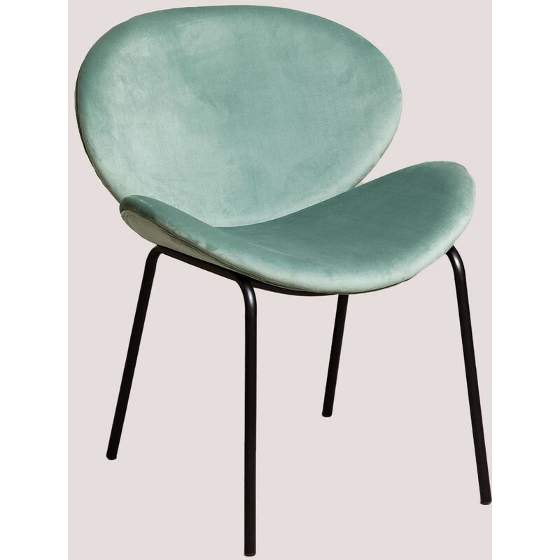 

Silla de Comedor en Terciopelo Fior Verde Abeto Verde Abeto - Sklum