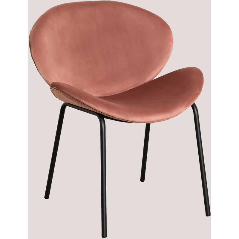 

Silla de Comedor en Terciopelo Fior Terracota Terracota - Sklum