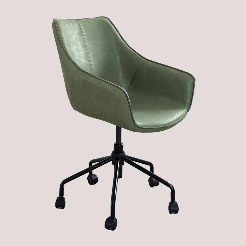 

Silla de Escritorio en Polipiel Lucy Verde Caqui - Sklum