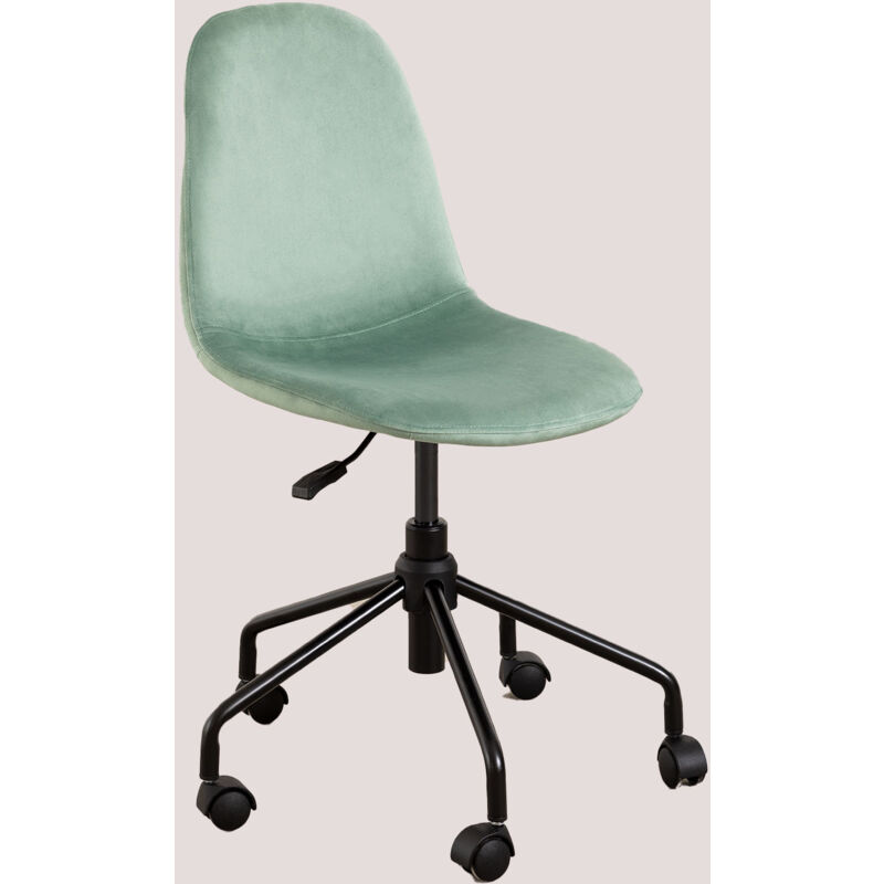 

Silla de Escritorio en Terciopelo Glamm Verde Abeto Verde Abeto - Sklum