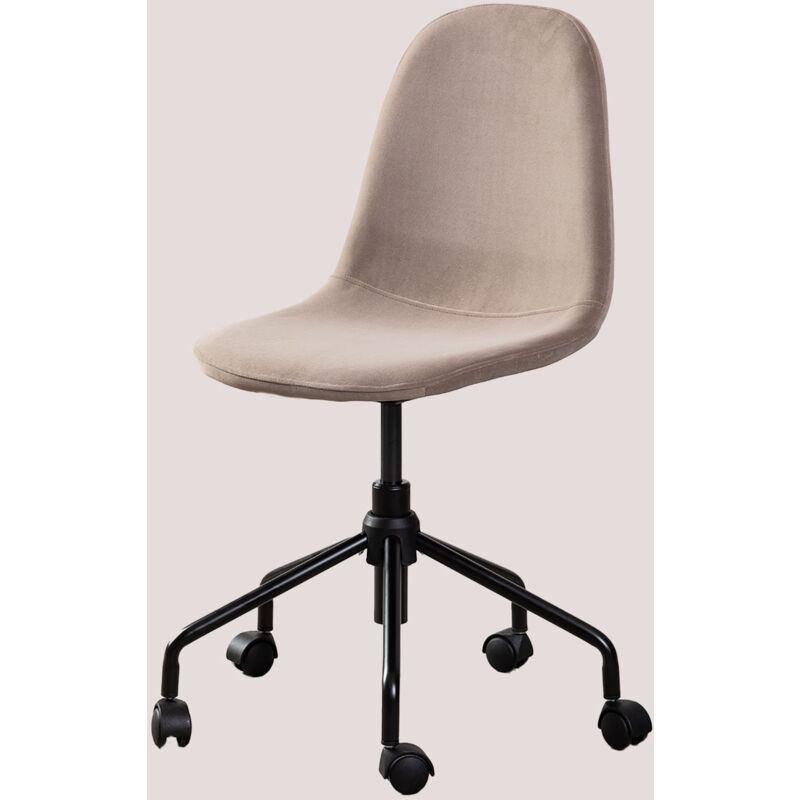 

Silla de Escritorio en Terciopelo Glamm Gris Topo Gris Topo - Sklum