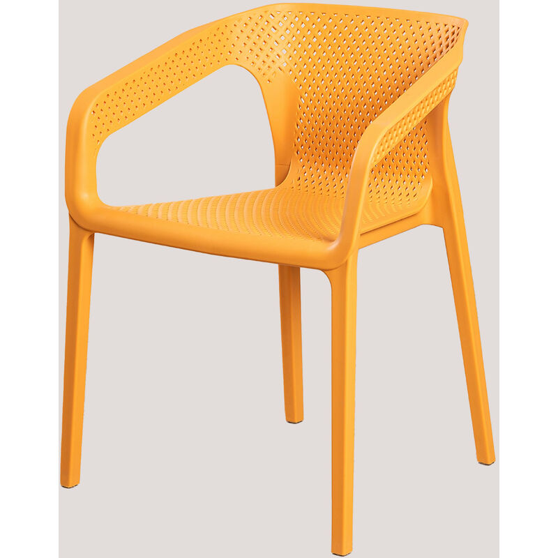 

Silla de Exterior con Reposabrazos Frida SKLUM - Naranja Mandarina