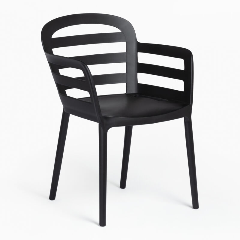 

Silla de Jardín con Reposabrazos Gerum SKLUM - Negro