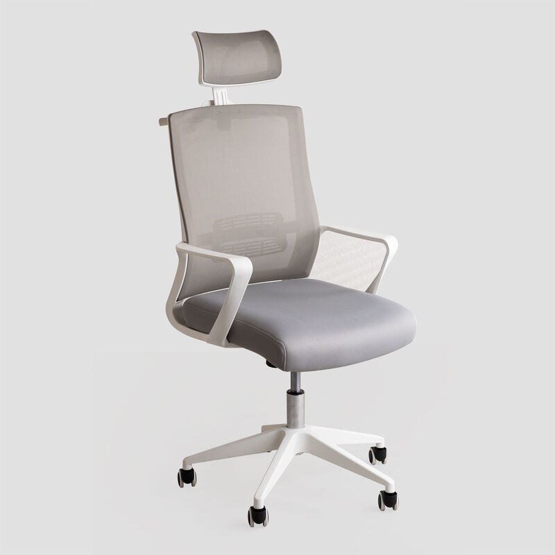 

Silla de Oficina con Ruedas y Reposabrazos Teill Colors Gris Claro - Sklum