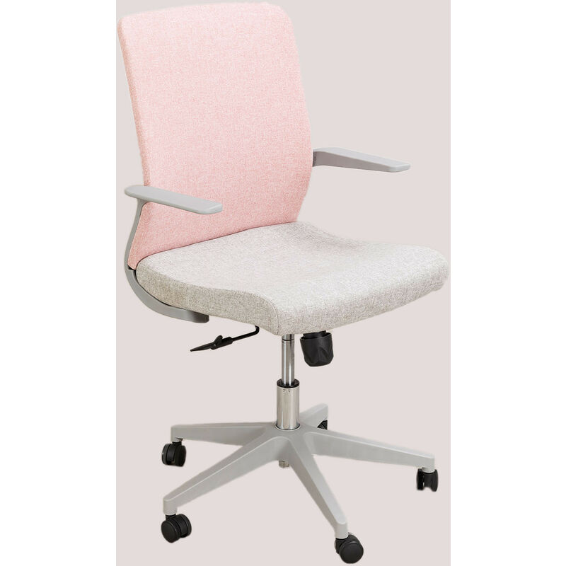 

Silla de Oficina con Ruedas Yener Rosa - Gris - Sklum