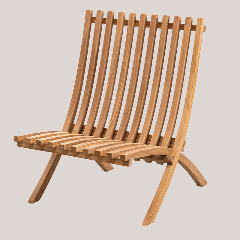 

Sillón de Jardín Plegable en Madera de Teca Pira SKLUM - Madera de Teca