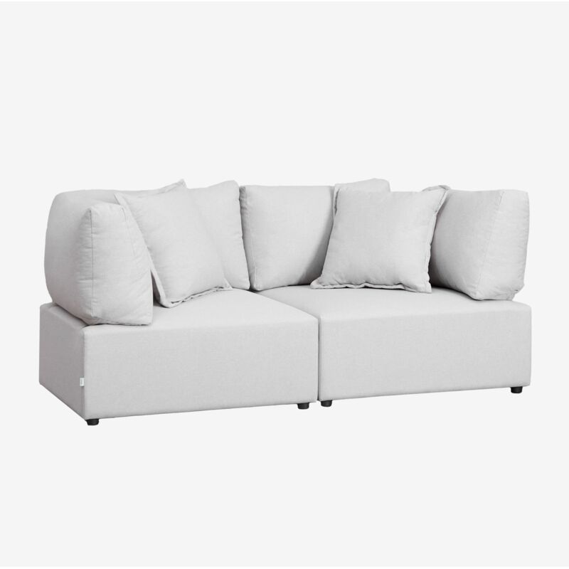 

Sklum - Sofá Modular de 2 Piezas con 2 Sillones Esquineros Kata Beige Crema