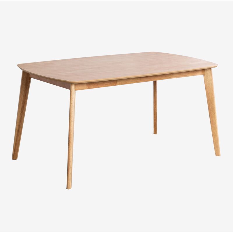 Sklum - Table rectangulaire en bois (150x90 cm) Elba