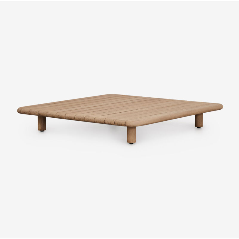 Sklum - Table basse de jardin carrée 95x95 cm en acacia Portet