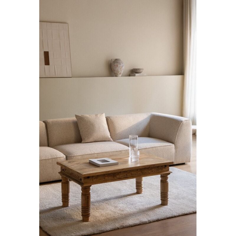 Sklum - Table basse en bois de manguier Taraz 100 x 60 cm