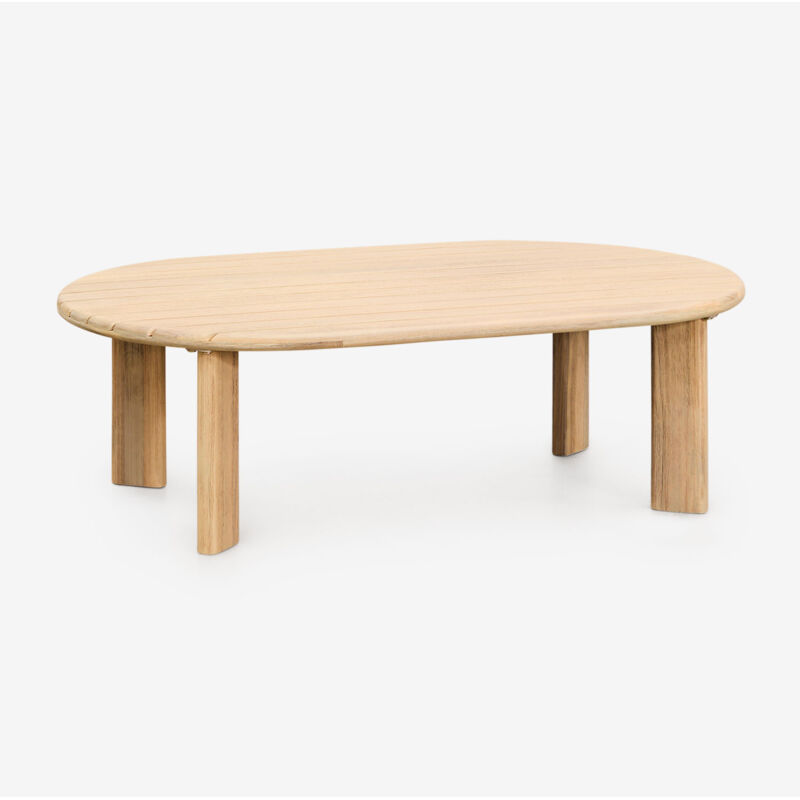 Sklum - Table basse ovale en bois d'acacia 100x60 cm Leilan Sklum - Table basse ovale en bois d'acacia 100x60 cm Leilan