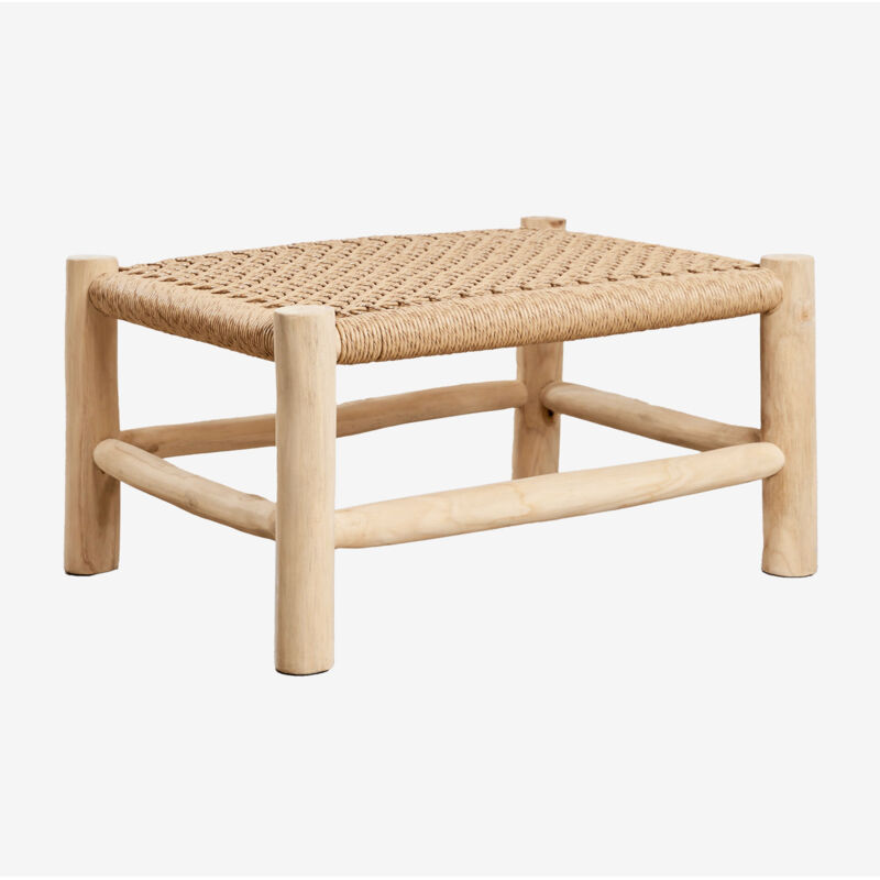 Sklum - Table basse rectangulaire 80x60 cm en bois de teck Bientina Marron Bois Naturel Sklum - Table basse rectangulaire 80x60 cm en bois de teck Bientina Marron Bois Naturel