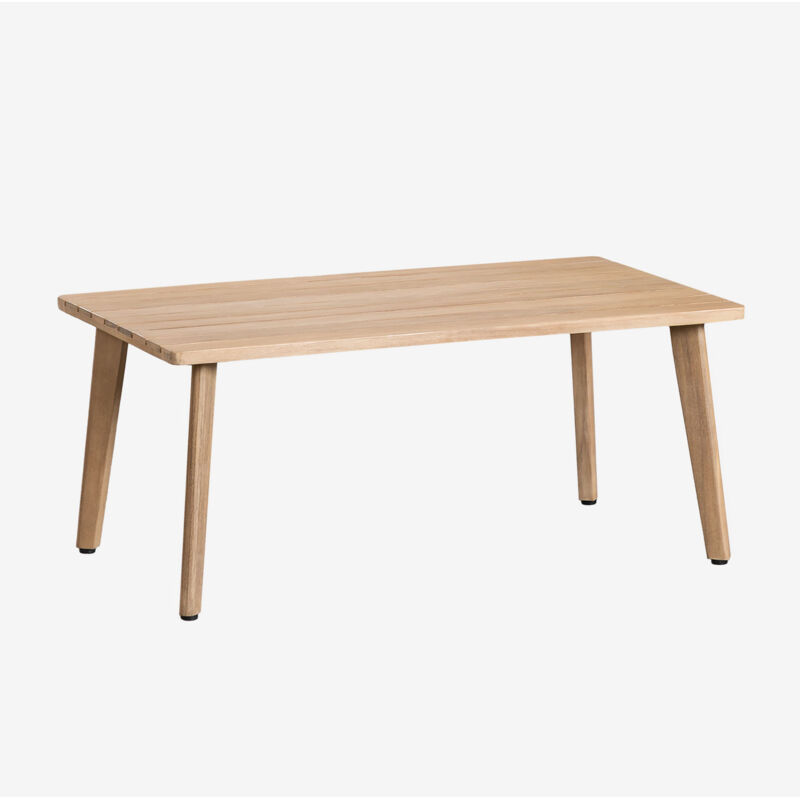 Table basse de jardin rectangulaire 90x50 cm en bois d'acacia Kaela Sklum