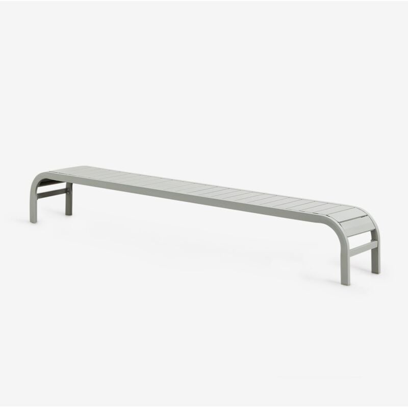 Table d'appoint pour chaise longue en acier Marietta Sklum Vert Kaki