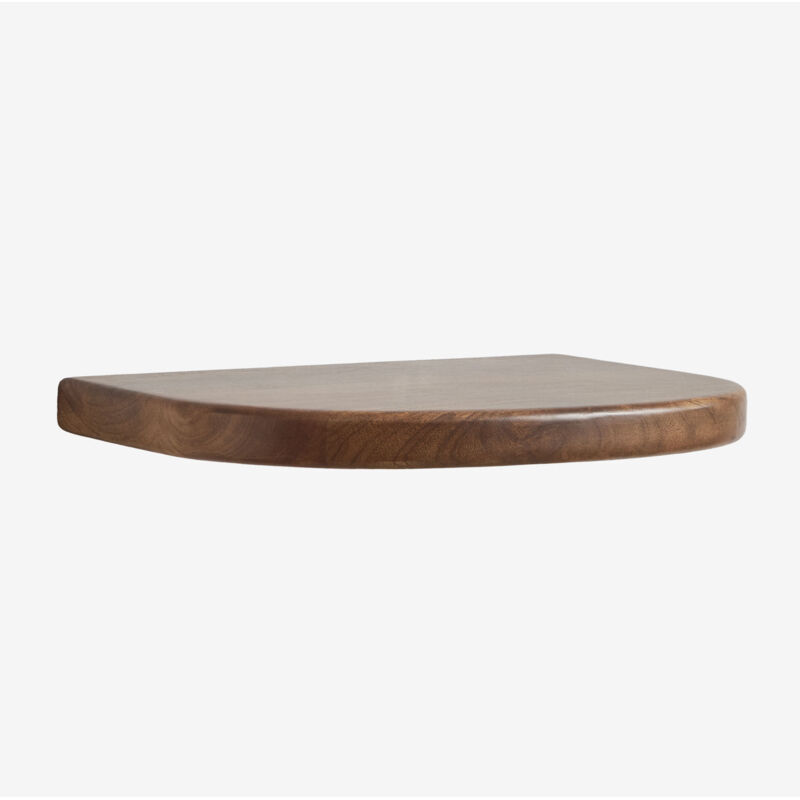 Sklum - Table de chevet flottante 45x25 cm en bois de manguier Agathe