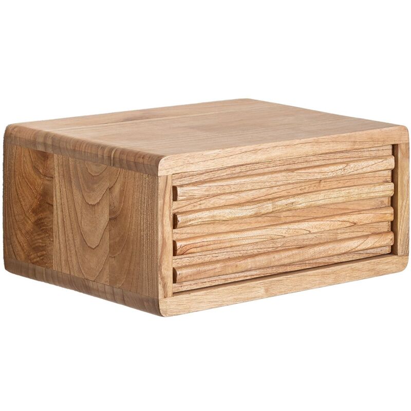 Sklum - Table de chevet flottante en bois Deleyna Marron Bois Naturel Sklum - Table de chevet flottante en bois Deleyna Marron Bois Naturel