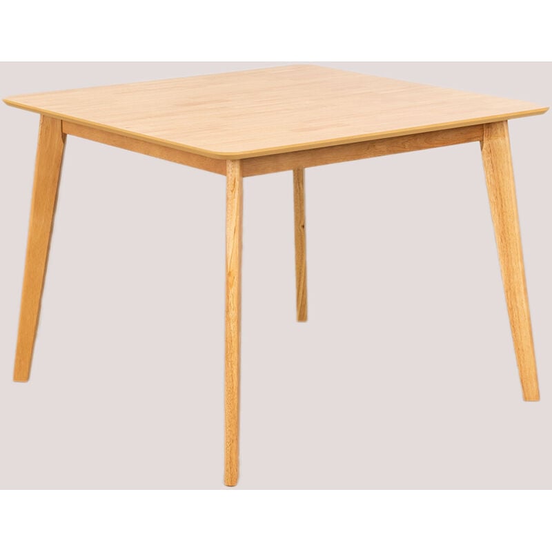 Sklum - Table pour Salle à Manger Carrée en mdf (100x100 cm) Kerhen