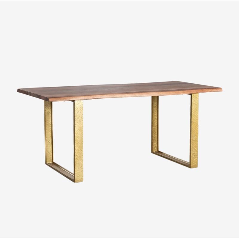 Sklum - Table de Salle à Manger Rectangulaire en Bois d'Acacia (180x90 cm) Assier