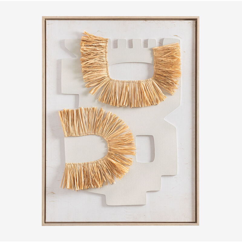 Sklum - Tableau Déco Texture Fibre Naturelle (60x80 cm) Ulises