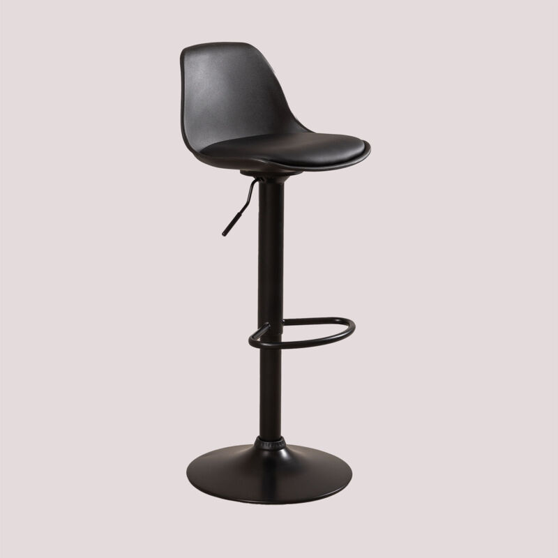 Sklum - Tabouret haut réglable Nordic Noir