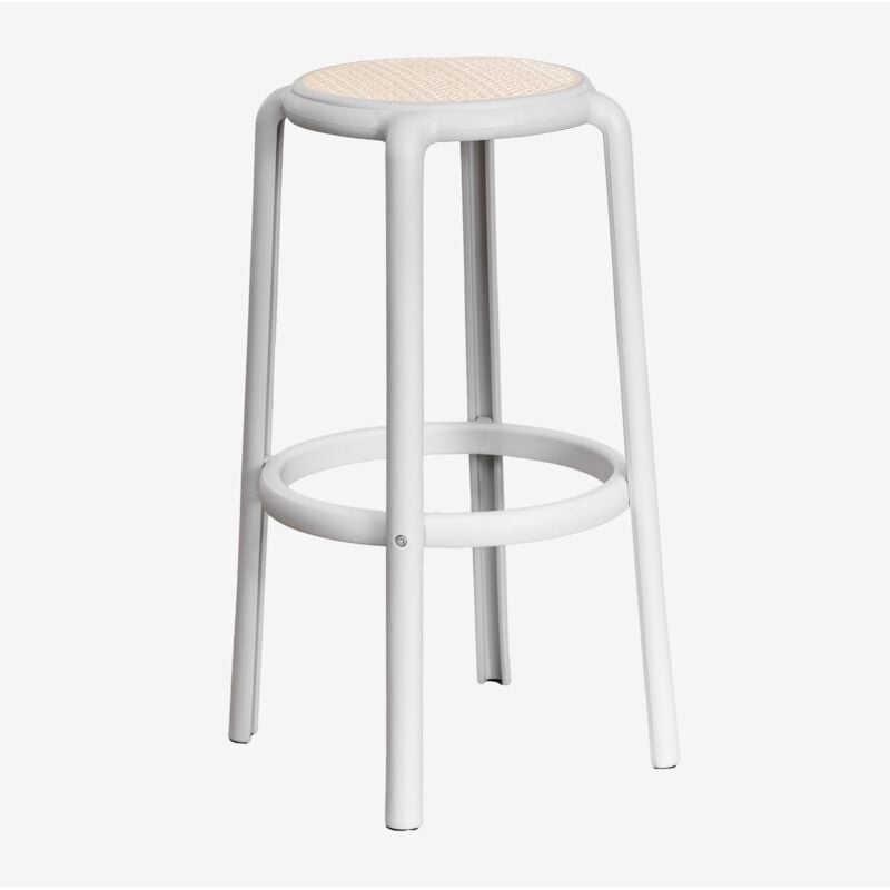 Tabouret haut Omara Sklum Gris Clair