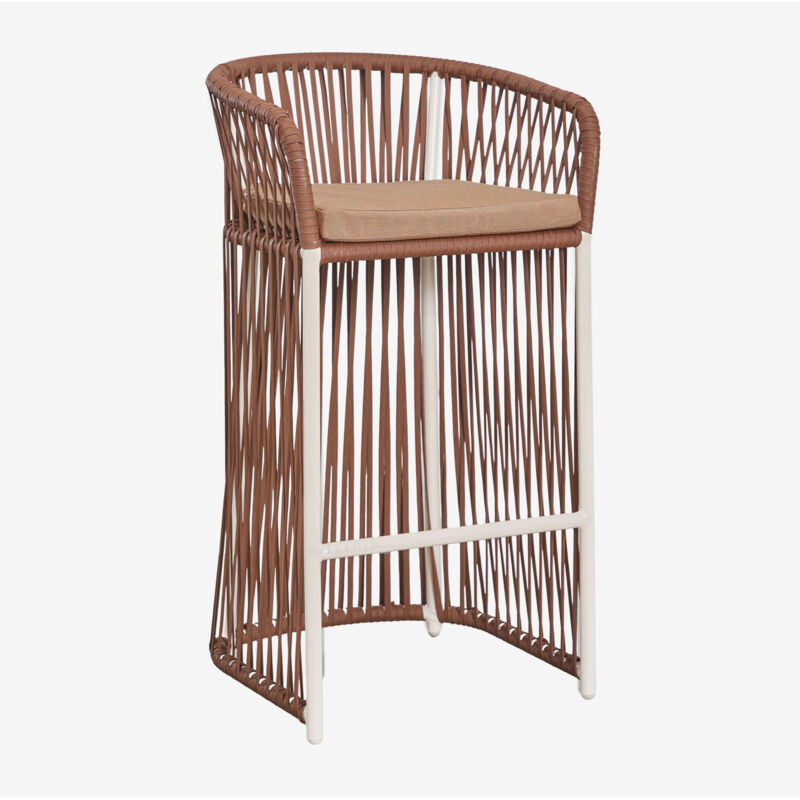 Tabouret haut Sophie SKLUM Nu brun ↑75 cm