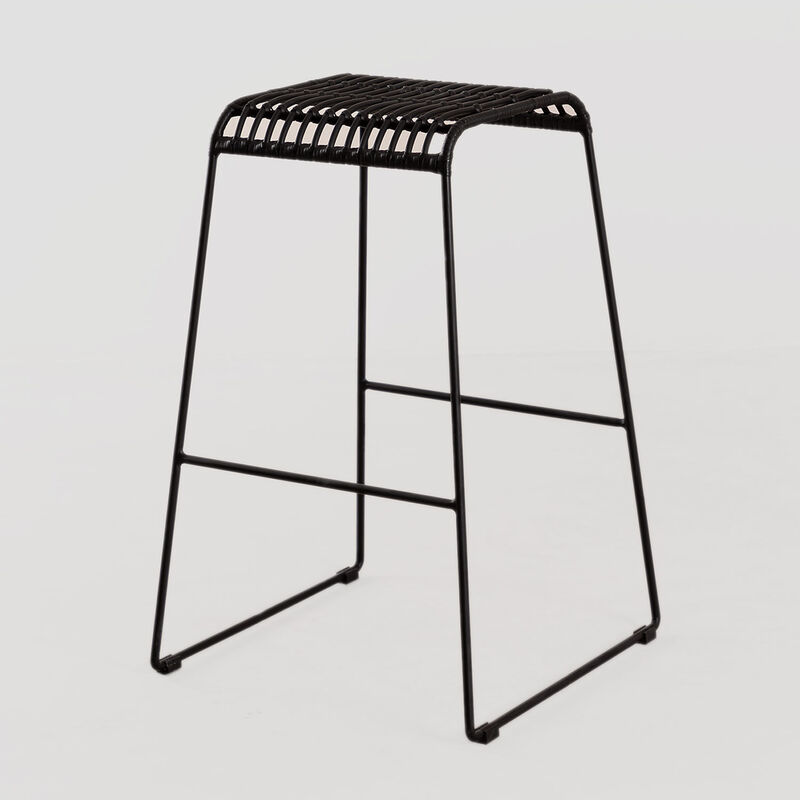 

Taburete Alto en Ratán Sintético (75,5 cm) Saon SKLUM - Negro