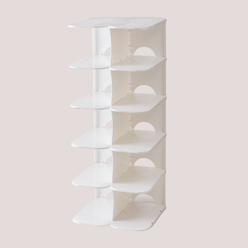 Sklum - Meuble à chaussures en polypropylène Velkan Blanc