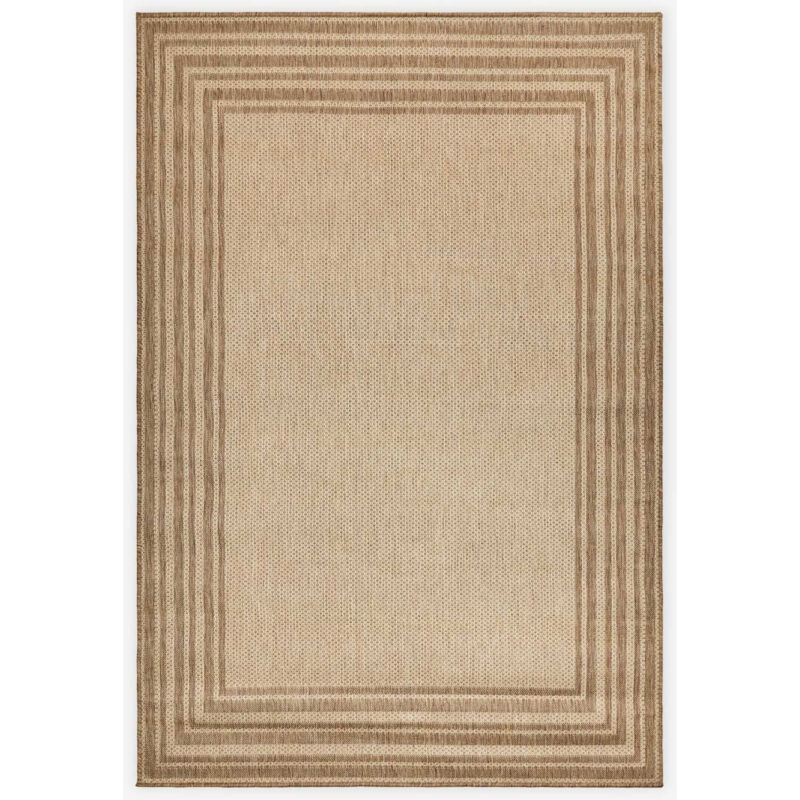 Tapis d'extérieur en polypropylène Deidra Sklum Couleurs Naturelles 300 x 200 cm